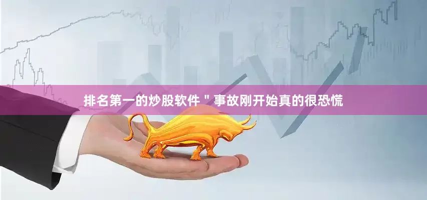 排名第一的炒股软件＂事故刚开始真的很恐慌
